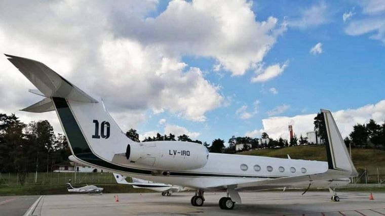 Avión de Messi