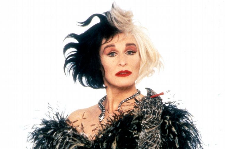 Cruella de Vil fue uno de los personajes más reconocidos de Glenn Close
