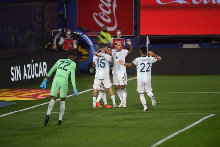 Argentina ganó con gol de Messi.