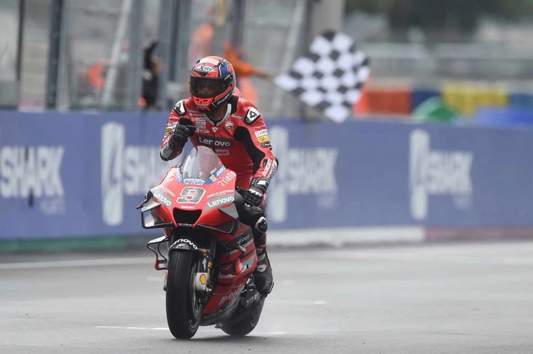Danilo Petrucci ganó su segundo Grand Prix de MotoGP en Le Mans