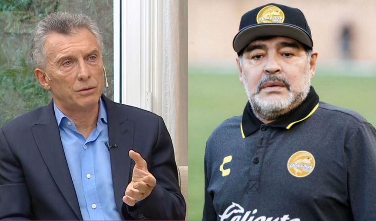 Dura respuesta de Diego Maradona a Mauricio Macri