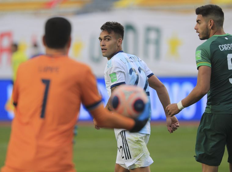 Lautaro Martínez marcó la igualdad para el conjunto albiceleste.