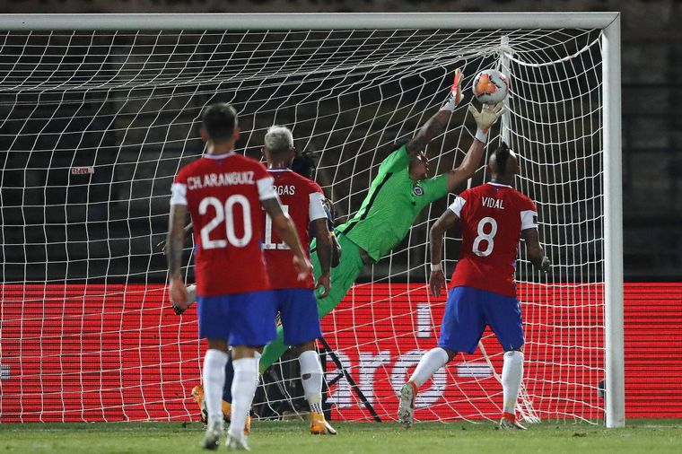 FOTO: Chile y Colombia igualaron 2-2 en la segunda fecha de Eliminatorias (Foto: @Invictos)