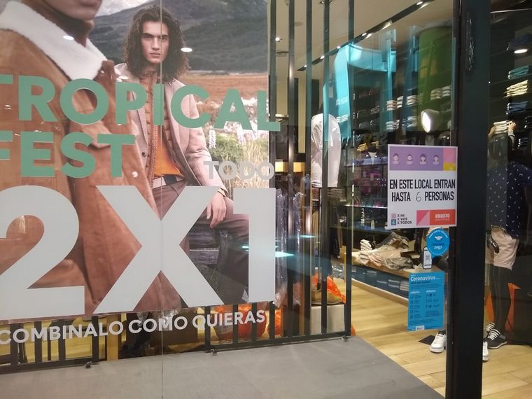 Los shoppings porteños reabrieron sus puertas este miércoles.