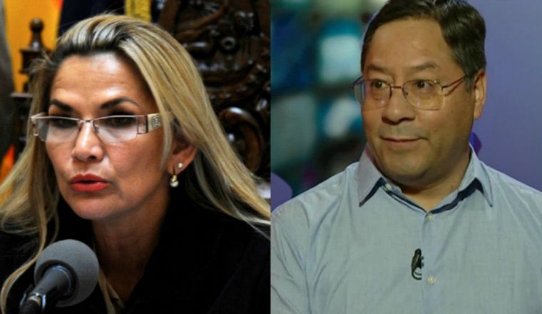 Añez felicitó a Arce.