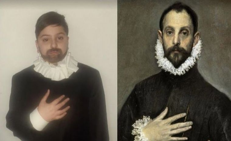 Alumnos de la escuela Gurruchaga de Rosario imitaron obras de arte