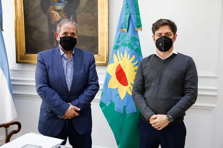 El acto fue en el Salón Dorado de la Gobernación provincial de Buenos Aires.