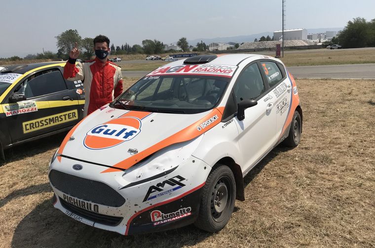 Manuel Torrás brilló en el debut del Campeonato Cordobés de Rallycross 