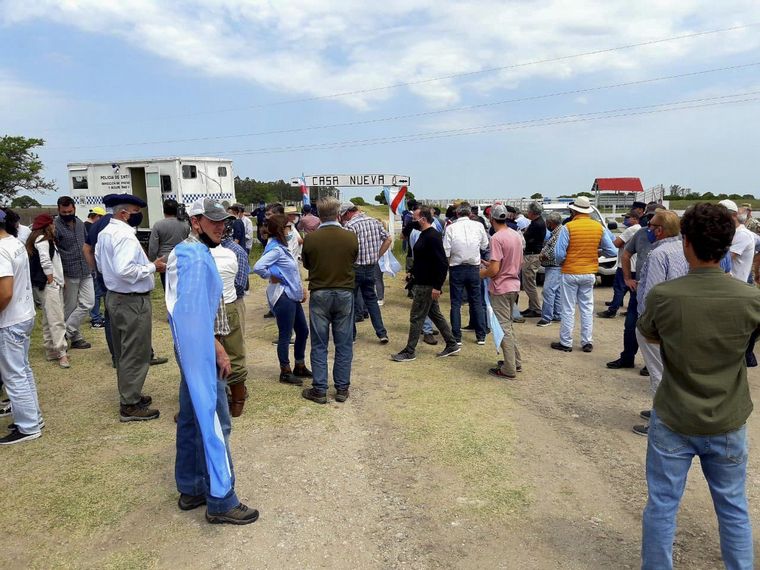 “Vinimos a defender la propiedad privada", dijo una productora.