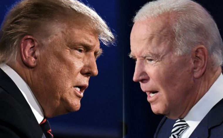 Los candidatos republicano y demócrata, frente a frente por última vez. 