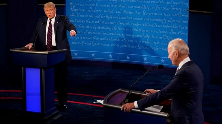 Trump y Biden expusieron sus diferencias en el último debate - Elecciones en  Estados Unidos 2020 - Cadena 3 Argentina