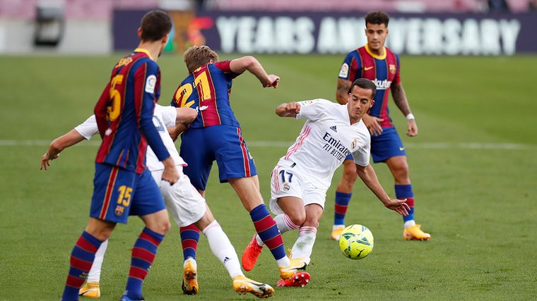 Real Madrid venció a Barcelona en el clásico español