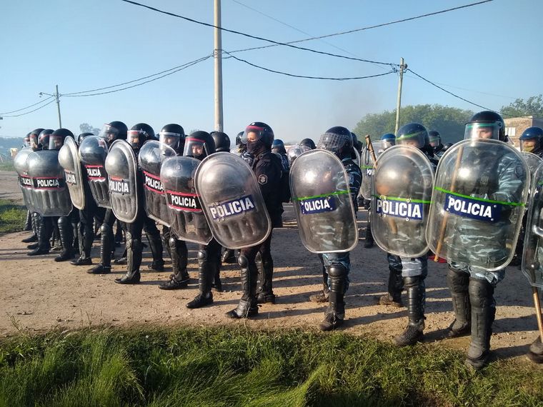 La Bonaerense a cargo del operativo (Foto: Archivo)