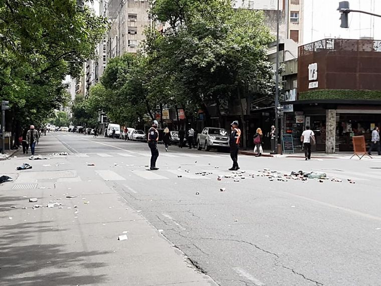 FOTO: Graves incidentes en una protesta del Suoem en el centro de Córdoba.