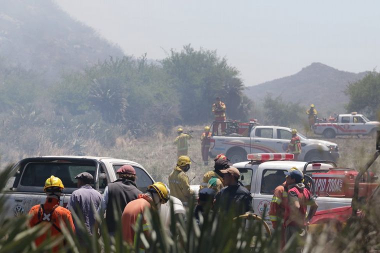 Está contenido el incendio forestal cerca de San Pedro Norte.