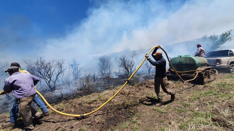 Está contenido el incendio forestal cerca de San Pedro Norte.