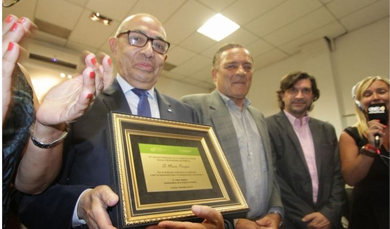 Mario Pereyra, ciudadano ilustre de Córdoba. 