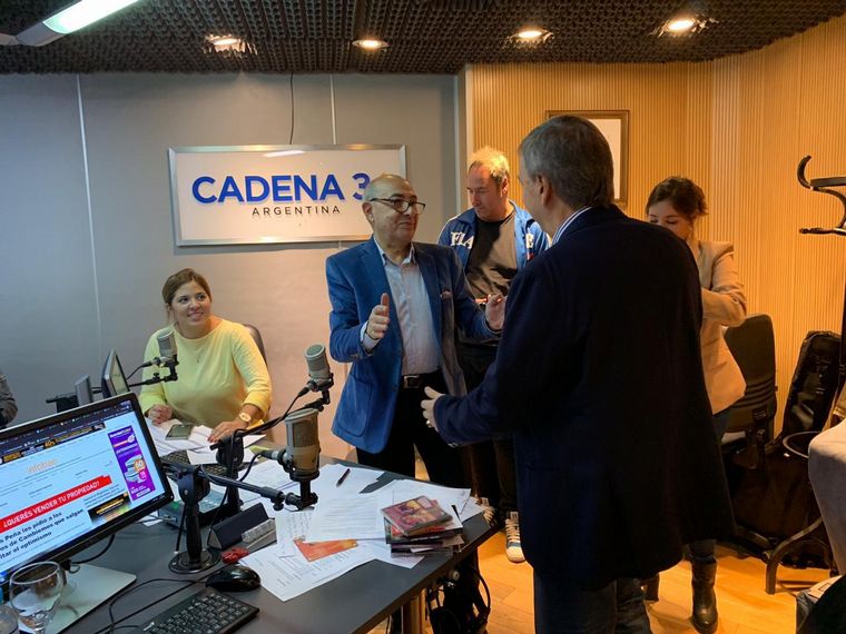 Juan Schiaretti con Mario Pereyra.