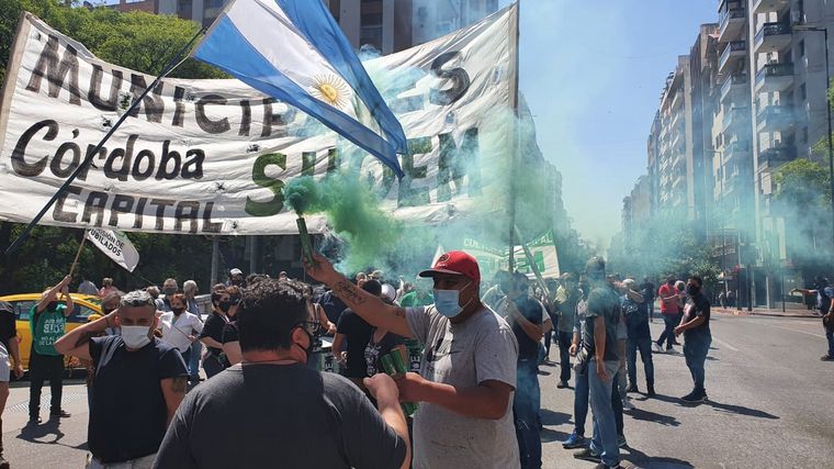 Protesta de los municipales