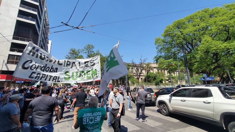 Protesta de los municipales
