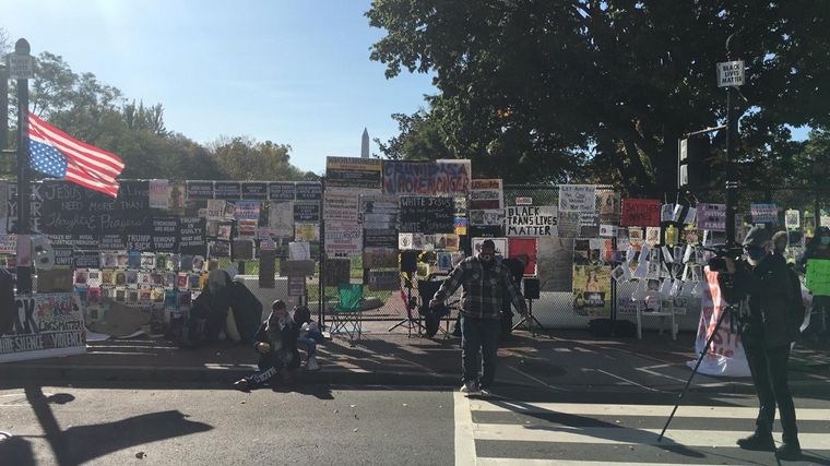 En Washington, la votación se vive con gran algarabía