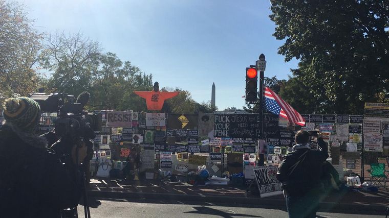FOTO: En Washington, la votación se vive con gran algarabía