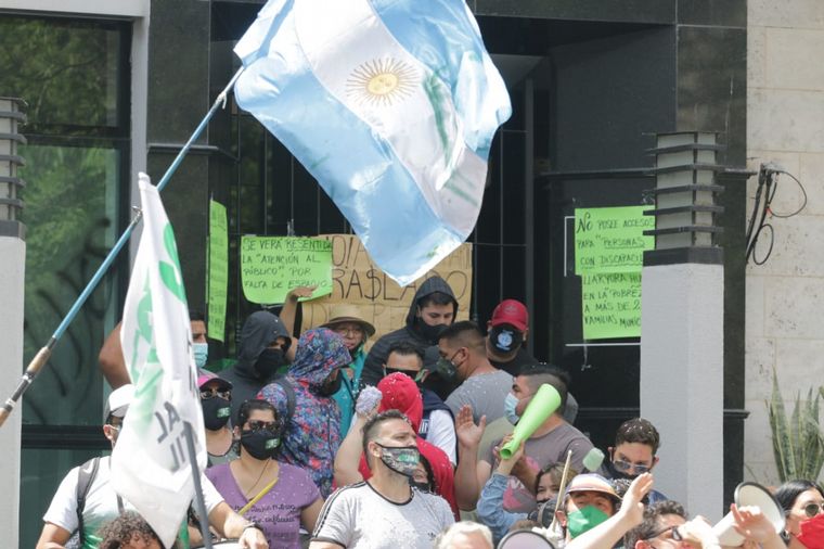 Disturbios es marcha de Municipales.