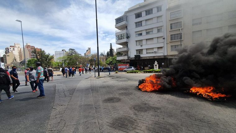 Disturbios es marcha de Municipales.