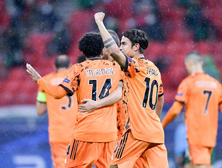 Con protagonismo de Dybala, Juventus goleó al Ferncváros (Foto: Juventus)