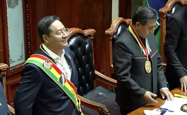 Luis Arce asumió como presidente de Bolivia