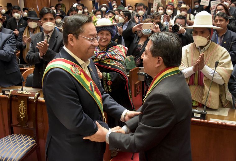 Luis Arce asumió como presidente de Bolivia.