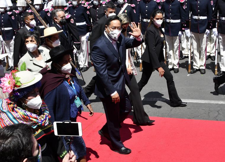 Luis Arce asumió como presidente de Bolivia.