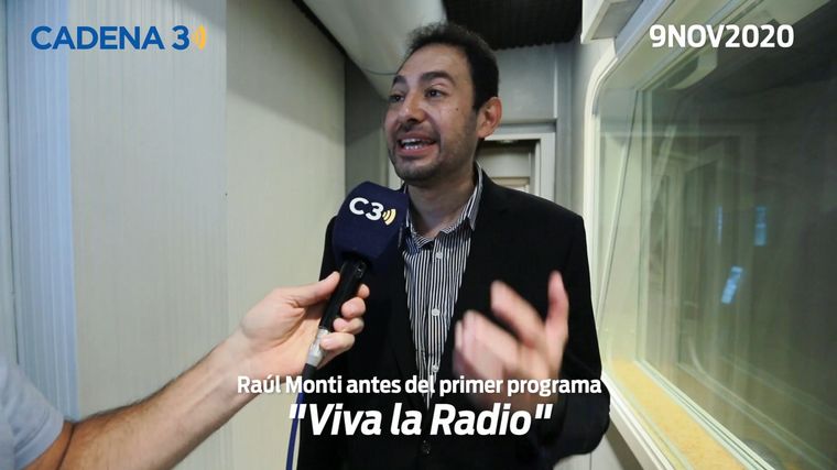 Raúl Monti, el nuevo conductor de Viva la Radio.