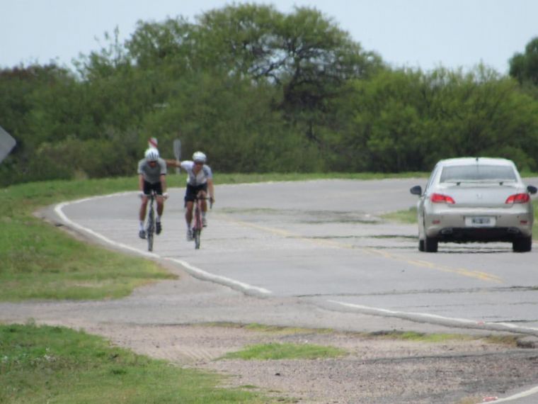 Ignacio y Federico camino al objetivo.