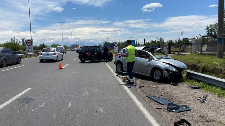 Accidente de tránsito durante una persecución policial en Córdoba