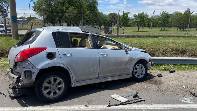Accidente de tránsito durante una persecución policial en Córdoba