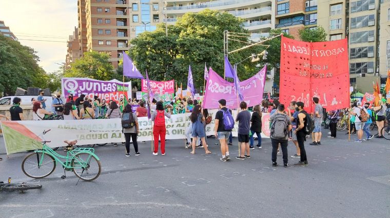 FOTO: Manifestación a favor del aborto legal en Córdoba. 