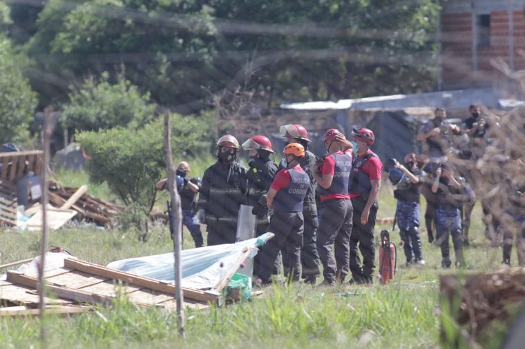 Desalojaron el predio de camino a Capilla de los Remedios.