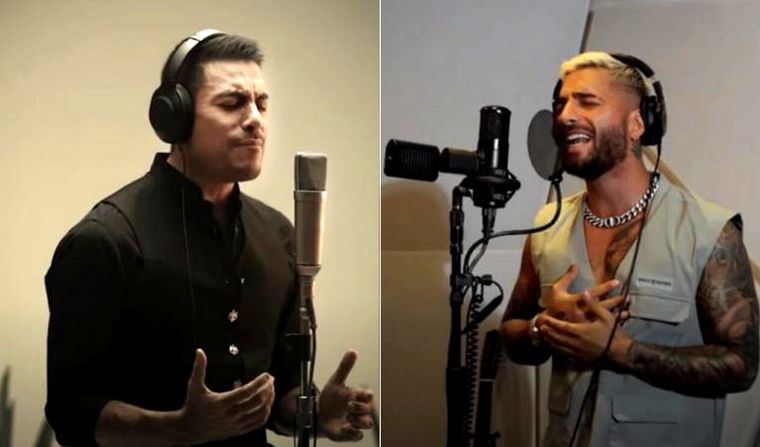 Carlos Rivera y Maluma estrenaron la canción "100 años".