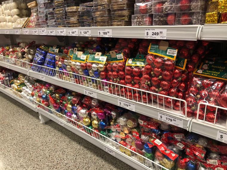 A cuánto están los adornos de Navidad en Córdoba