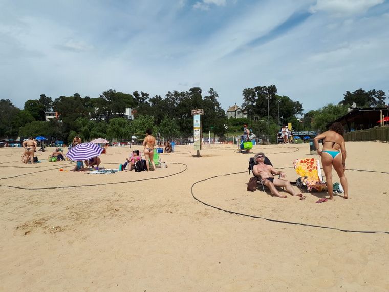 Rosario comenzó la temporada en el balneario 