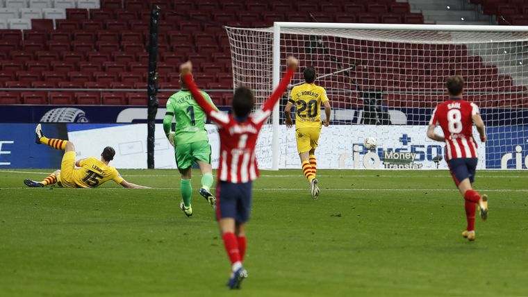 Atlético de Madrid superó a Barcelona.