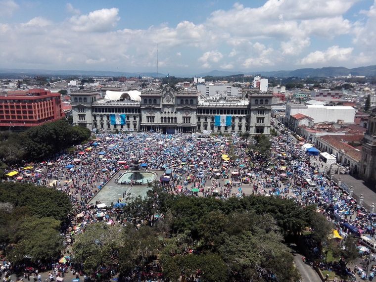 Alta tensión en Guatemala en medio de la pandemia de coronavirus.