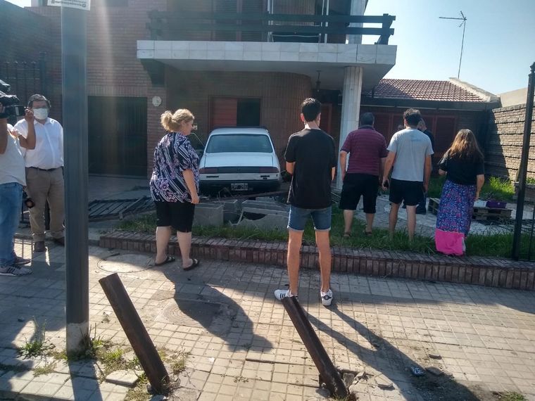 FOTO: Accidente en barrio Bajo Palermo, de Córdoba.