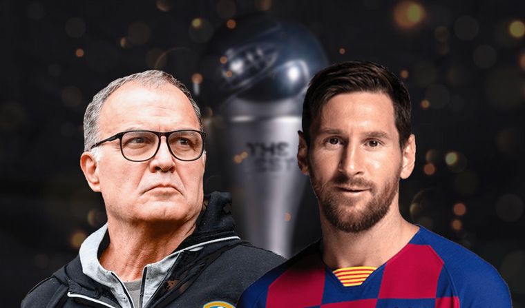 Bielsa y Messi nominados al premio THE BEST 2020.