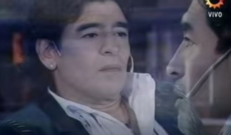 El día que Maradona entrevistó a Diego.