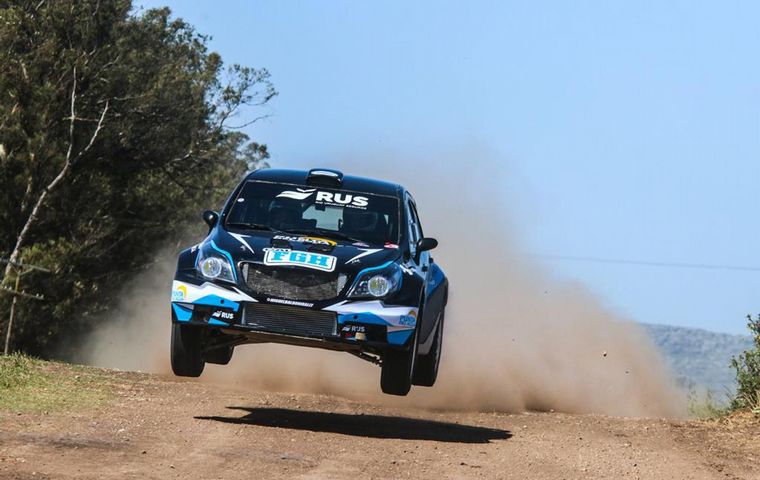 Miguel Baldoni (Agile) empató el mejor tiempo del Shakedown con Díaz.