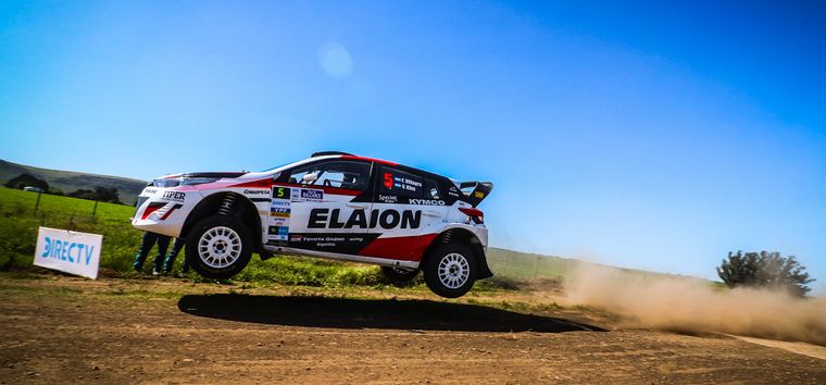 Villagra estrenó el Toyota Yaris, pero tuvo inconvenientes en el motor.