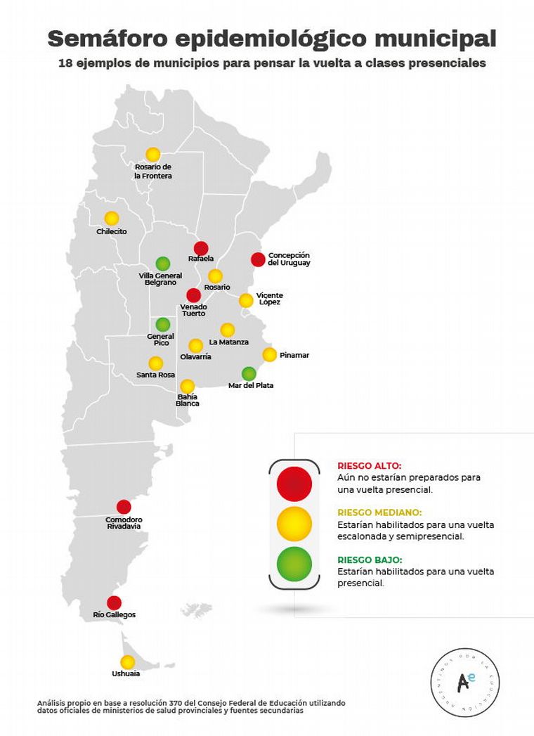 Mapeo de los municipios.