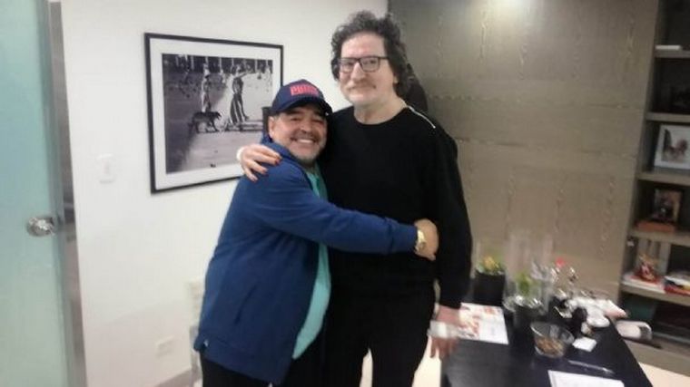 Charly y Diego, dos astros que siempre se tuvieron afecto.
